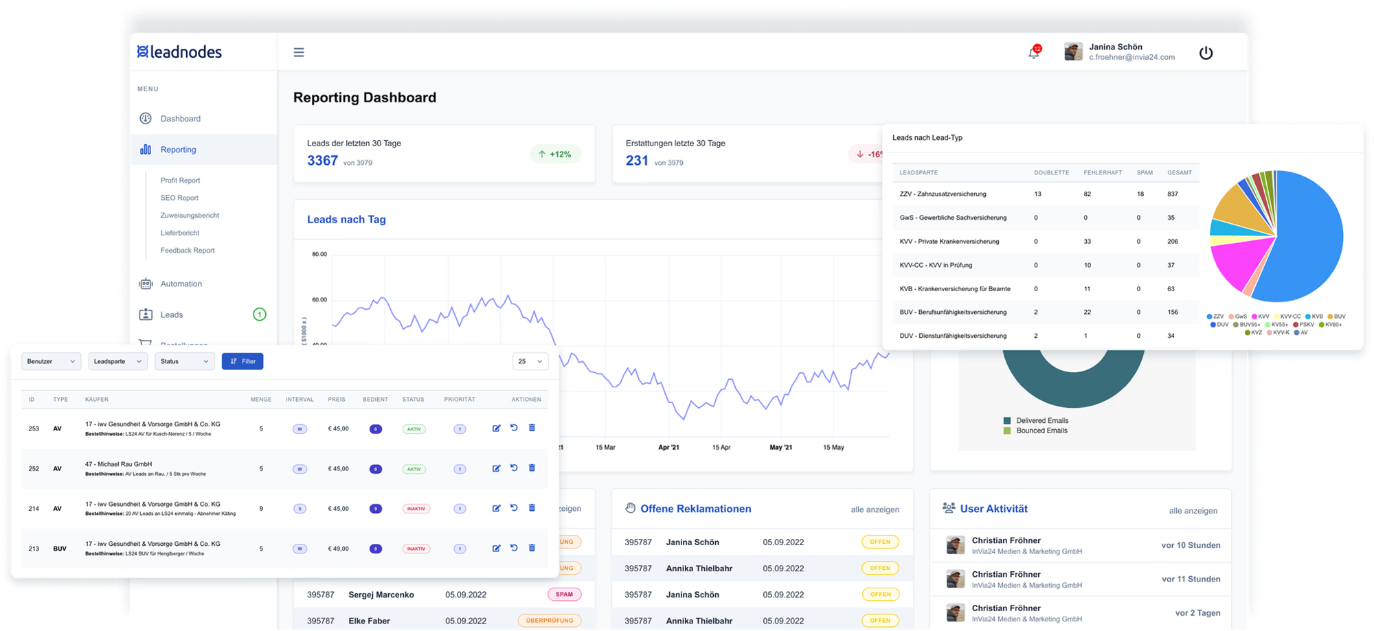 Leadnodes — 官网预览图