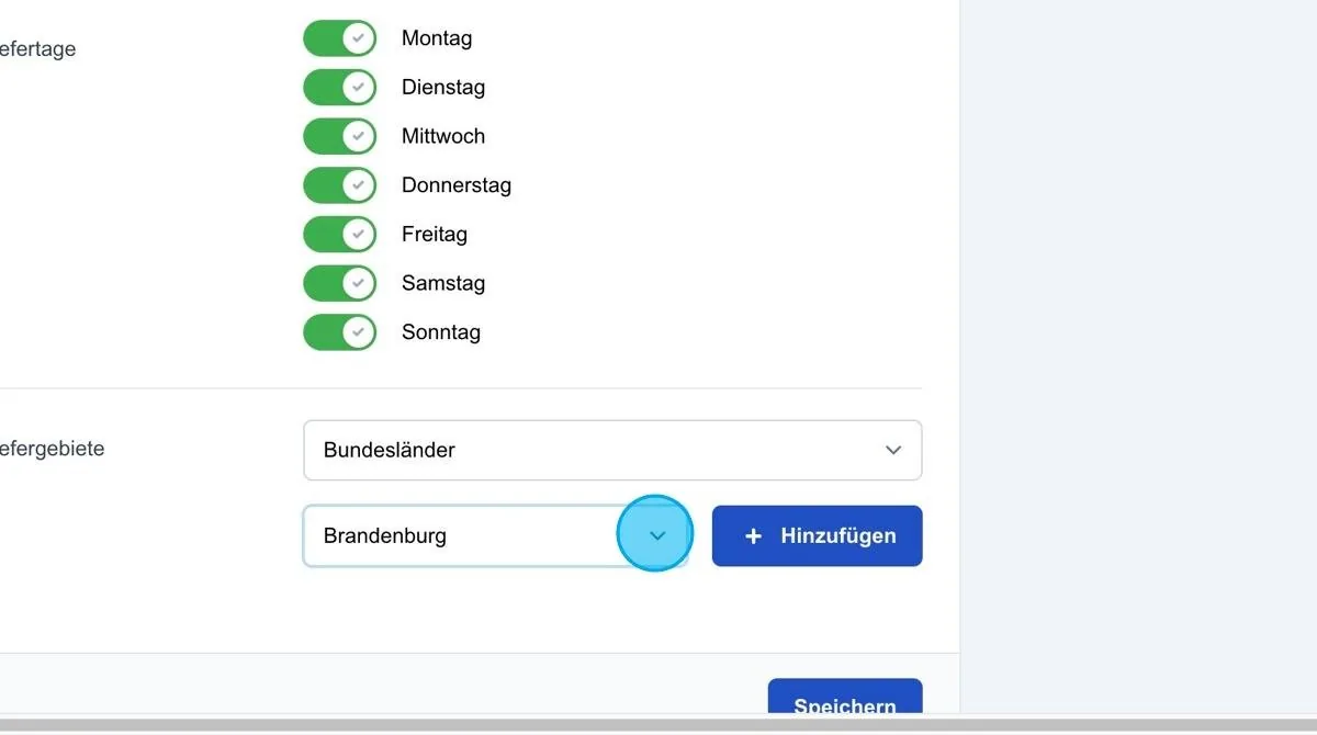 Screenshot: Hinzufügen