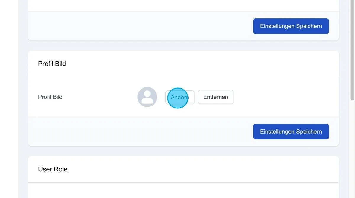Screenshot: Ändern