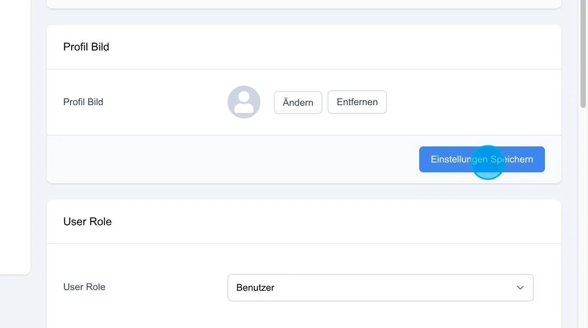 Screenshot: Ändern