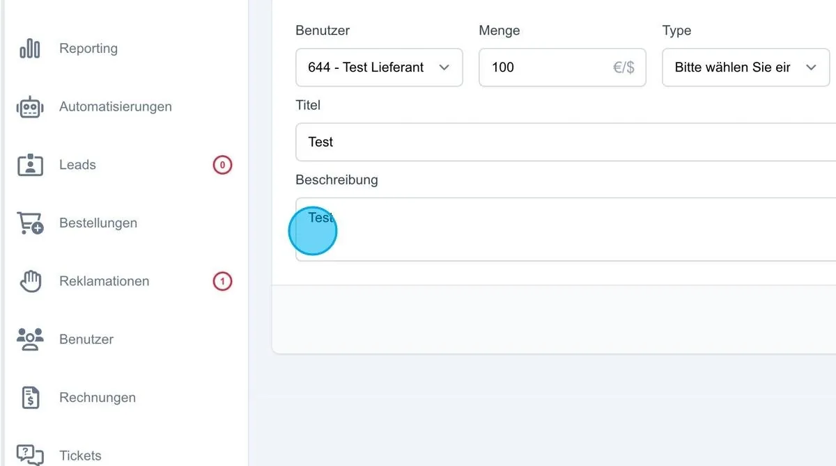Screenshot: Details wiederkehrender Zahlungen