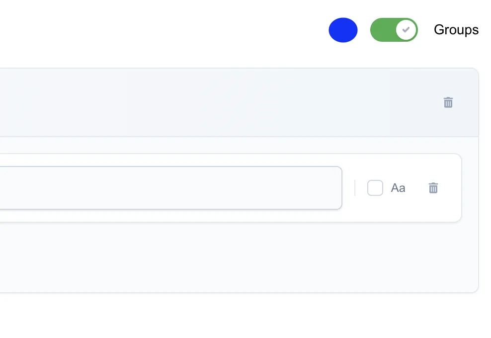 Screenshot: Groups